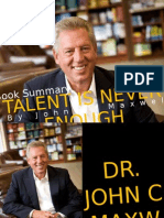 Talent Is N Ever Enough: Book Summ Ary