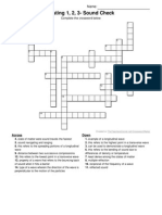 Complete the Sound Crossword