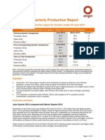 2015 - 07 - 31 - OrG Quarterly Production Report