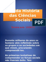 Rápida História Das Ciências Sociais