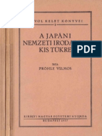 PRÖHLE A Japáni Nemzeti Irodalom Kis Tükre - 1937