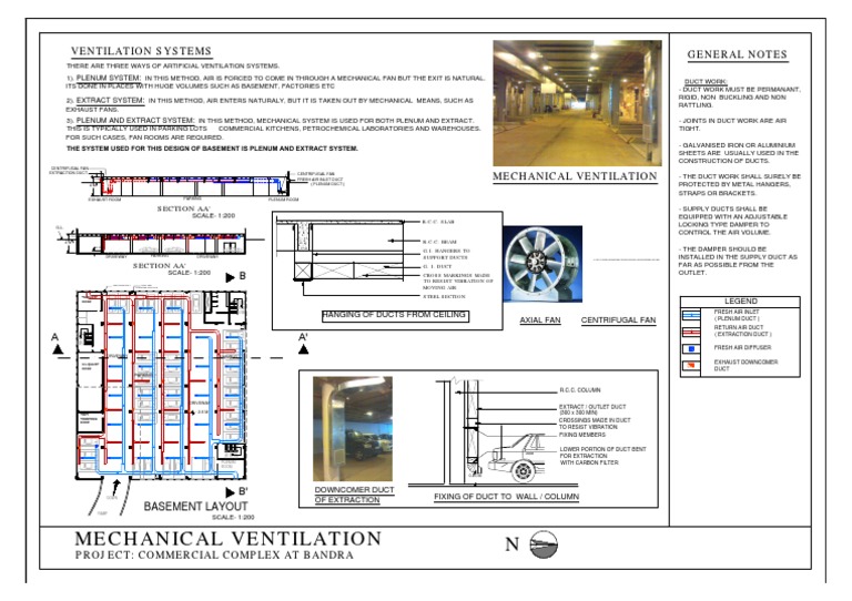 Mechanical Ventilation System Layout | PDF | Technology & Engineering