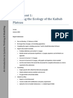 Modelling The Ecology of The Kaibab Plateu