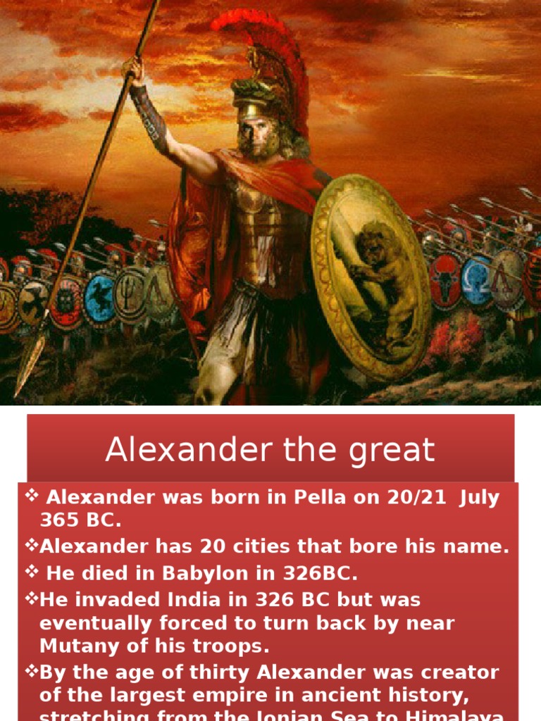 Alexander the Great: Birth and Empire | PDF | Mughal Empire | Asia