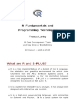 R Fundamentals