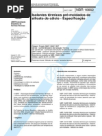 NBR-10662 (1997) (Silicato de Cálcio - Especificação) PDF