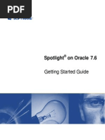 Spotlight On Oracle Getting Started