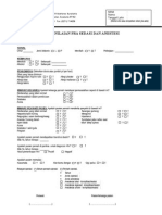 Form Penilaian Pra Sedasi Dan Anestesi