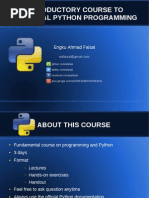 Python Tutorial | PDF | Python (Programming Language) | Control Flow