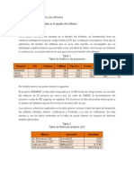 Estimación de proyectos de software basada en métricas