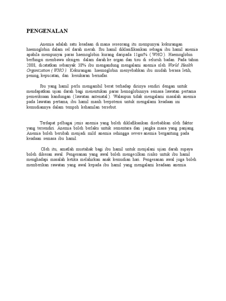 Anemia Ibu Hamil Pdf