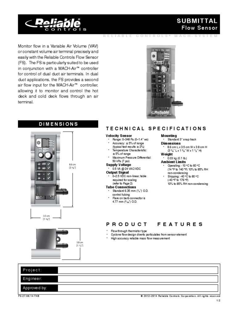 Submittal FS en Imp | PDF