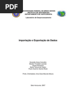 2007.ImportaçãoExportaçãoDadosSHP DXF(ArcView CAD)