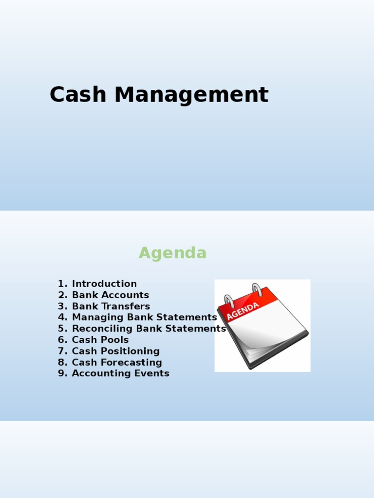 Oracle Cash Management Overview | PDF | Wire Transfer | Banks