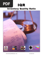 Inventory Quality Ratio - An Inventory Reduction Metric, Method & Tool