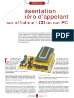 Affichage du CLI sur LCD ou sur PC