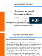 E Economia Ambiental Economia Ecologica