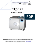 STE-Tan 16L Autoclave INSTRUCTION MANUAL