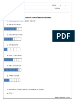 Atividade de Matematica Numeros Decimais 5º Ano Respostas