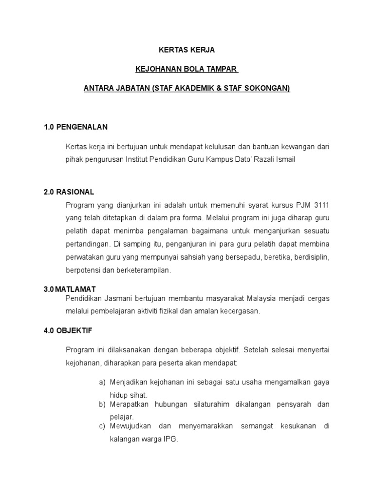2 0 Kertas Kerja Bola Tampar Pdf