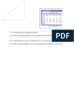 Calendário No Excel - Vs