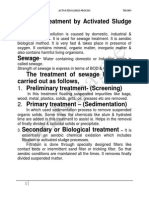 Sewage Treatment by Activated Sludge Process