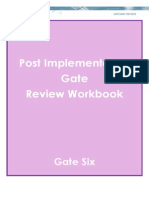 Post Implementation Review Workbook October 2013