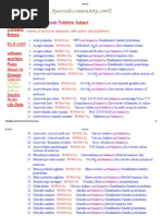 Book List of indian ayurved