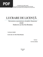 Intocmirea situatiilor financiare anuale