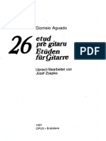 Dionisio Aguado 26 Studies For Guitar 1 PDF