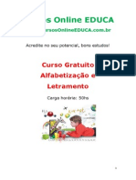 Curso Alfabetiza o e Letramento 