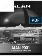 Alan 9001 HF Tranciever Manual