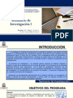  Seminario I