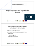 Organização Pessoal e Gestao Do Tempo PPT