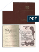 Pasaporte Antiguo