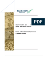 BMFBOVESPA Manual de Procedimentos Operacionais Acoes