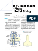 Select the Best Model for Two-Phase Relief Sizing