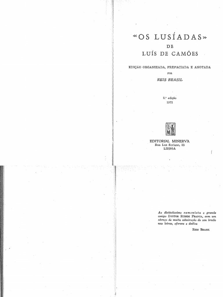 768px x 1024px - LuÃ­s de CamÃµes - Os LusÃ­adas - Reis Brasil | PDF | Latim | Eneida