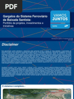 Gargalos do Sistema Ferroviário da Baixada Santista