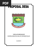 Proposal Pembangunan Drainase