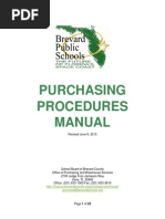 BPS Purchasing Procedures Manual