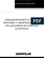Manual Dimensionamiento Motores Generadores Cat Aplicaciones Energia Electrica Instalacion