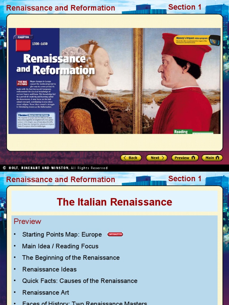 Renaissance Art and Ideas Explained | PDF | Renaissance | Humanism