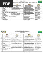 Rotina Alfabéticos e Mastigando - Agosto - 2ª Semana