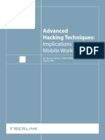 Advanced Hacking Techniques:: Implications For A Mobile Workforce