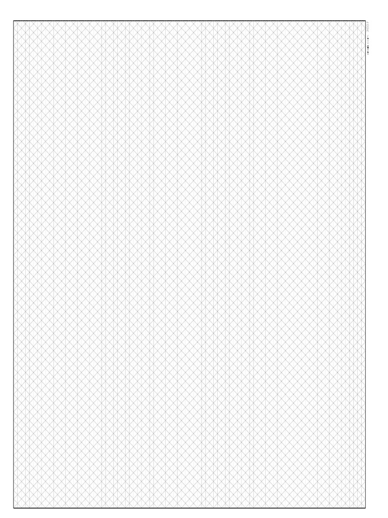 Isometric Paper A3 Printable Pdf
