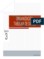 Organizacion Tabular