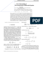 A New Understanding of Particles by G - Flow Interpretation of Differential Equation