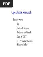 Operation Research07.04.14