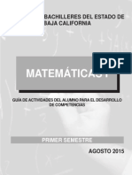 Matemáticas I 2015-2